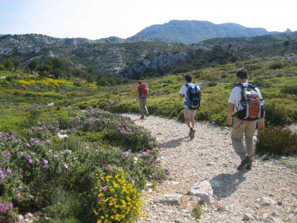 En route vers le controle des Escourtines