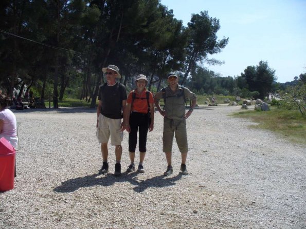 Arrivée à Port-Miou - Nathalie, Yvon et Pierre
