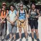 Arrivée à Port-Miou - Sarah, Val�rie, Dominique et Dominique