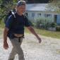 Arrivée à Port-Miou - Arrivé de Jean-Claude, jeune doyen et créateur de l'épreuve.
