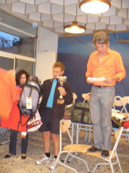 La remise des prix - Premiere equipe, representee par Jean-Michel