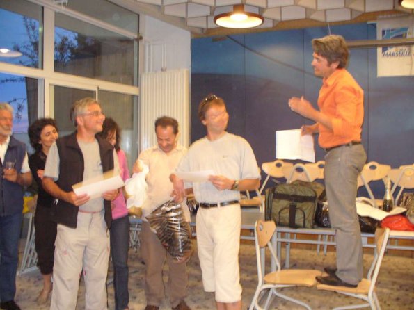 La remise des prix - 3eme equipe