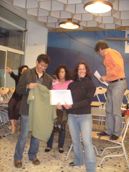 La remise des prix - la cinquieme equipe