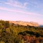 Le coucher de soleil sur les Soubeyrannes