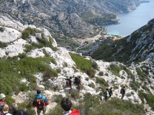 Prenons pied sur la crete de Sormiou