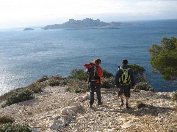 Vue sur l'ile Riou